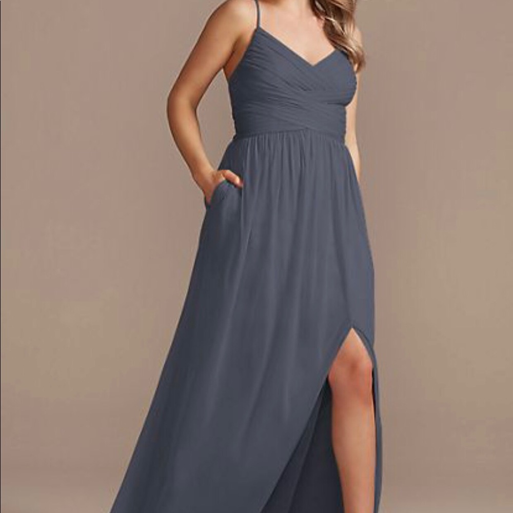 Grey Bridesmaid/Formal Dress, Not Altered